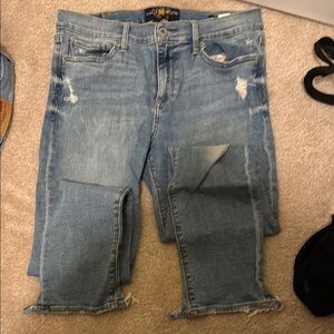 Lucky Brand Blue Ankle Cropped Jeans